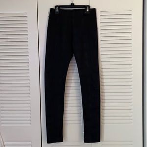 Dark plaid dress pants